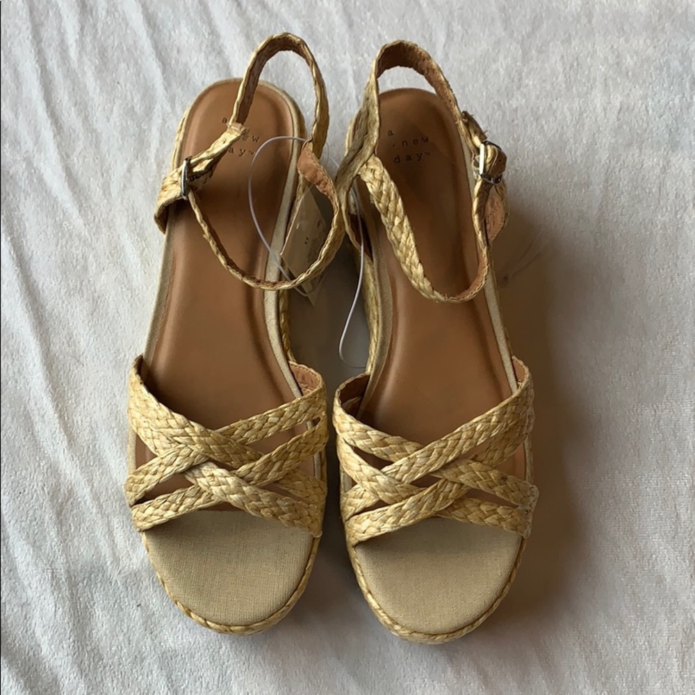 Women's Luisa Woven Straw Wedge